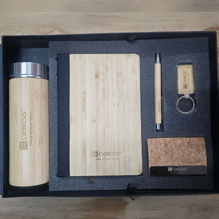 5 in 1 Eco Friendly Bamboo Combo Set